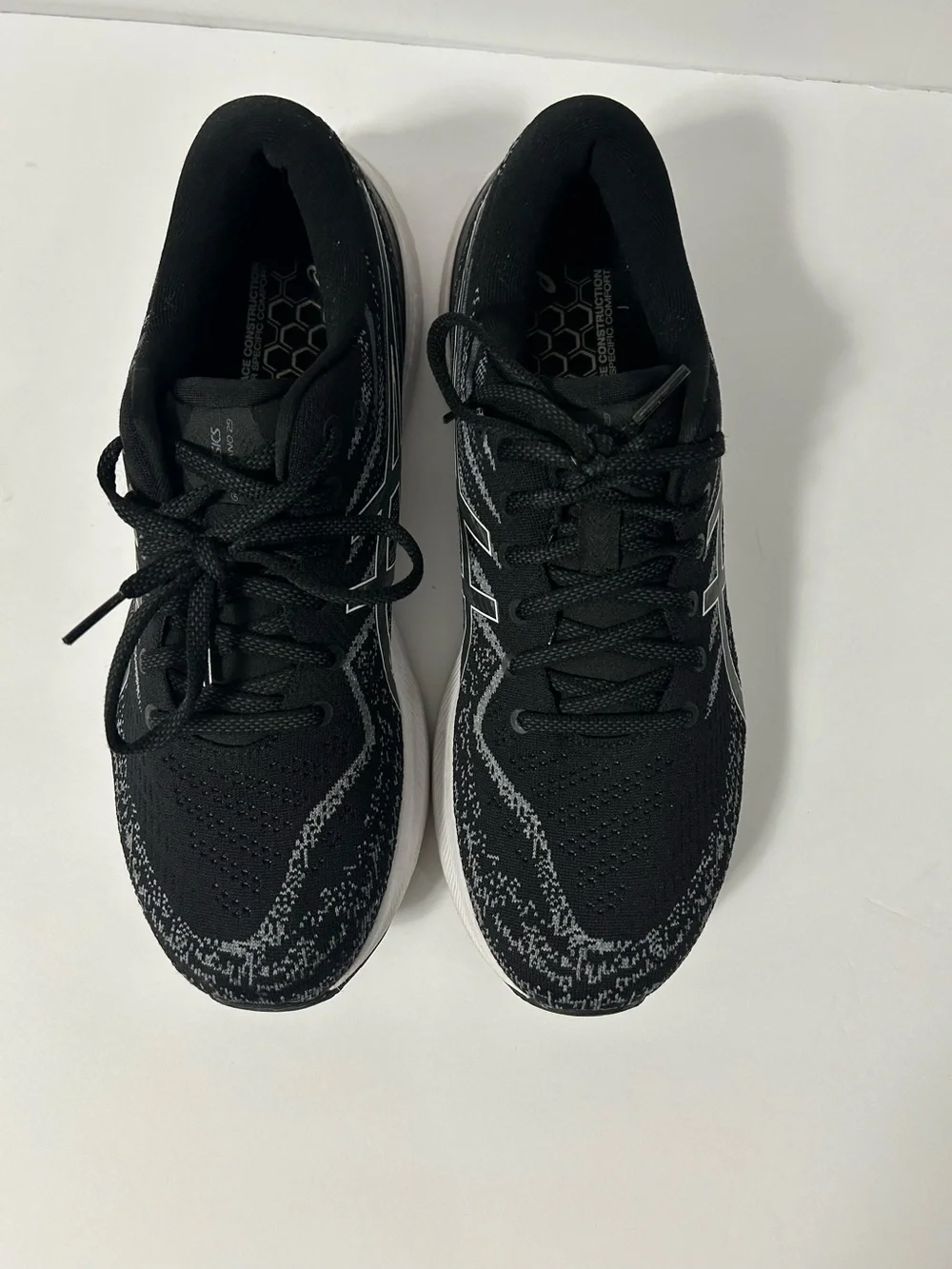 ASICS GEL-Kayano 29 Running Shoes W12 Men 10 Black Cushioned Stability Sneakers